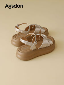 Agsdon | Thick Sole Slides Sandals