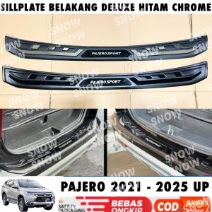 Sillplate Belakang All New Pajero 2021 2024 2025 Deluxe Hitam Chrome