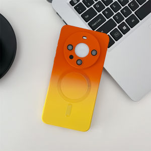 Gradient Color Magnetic Phone Case for Magsafe with Camera Lens Protection For Huawei Pura 80 Ultra 70 Mate 60 50 40 30 Pro
