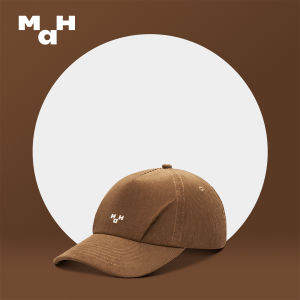 MAH หมวกผู้หญิงหมวกแก๊ปหมวกเบสบอลแบบนิ่มผ้าลูกฟูกสำหรับผู้ชายหมวกแก๊ปหมวกสีทึบหมวกแฟชั่นกันแดดลำลองหมวกเบสบอลฮิปฮอปสำหรับผู้ชายสีน้ำตาลขนาดใหญ่สีดำ