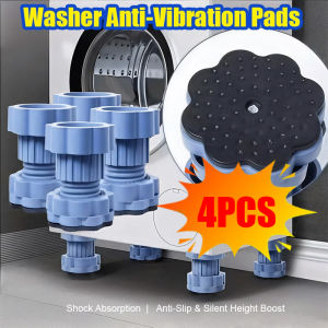 Multi Functional Appliance Protection Base Adjustable Height System Shock Absorption Mats for Home Machine Maintenance Stability