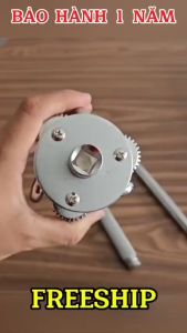 Cảo mở lọc nhớt 3 chấu đa năng hãng C-MART vam tháo cốc lọc dầu nhớt đảo chiều 3 chân tròn chân dẹp 63-102mm