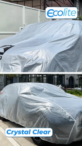 Cover Sarung Mobil Plastik Bening Tebal Crystal Clear & Ecolite Premium Waterproof 100% Anti Air Awet Tahan Lama Outdoor Bodyfit Tahan Hujan Debu Kia Seltos Sonet Accent Espass Porsche Cayman Cayenne Macan 911 Keiko