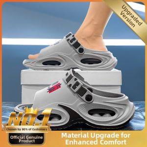 Anti-slip & Wear-resistant Mens Summer Outdoor Slip-on Slippers
