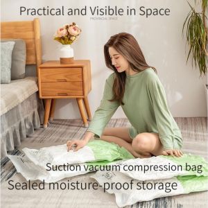Vacuum compression bag storage bag clothing quilt storage travel organisation luggage storage pumping air special bag