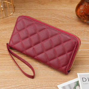 JIFANPAUL | Diamond Pattern Multifunction Long Womens Wallet