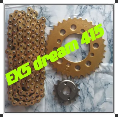 Honda EX5 415 SPROCKET CHAIN SET rantai spoket EX5 dream