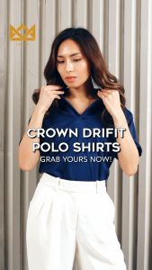 Crown  B1T1 Mens Drifit Polo for Men Airism Active Wear Quick Dry Top Bundle  polo shirts men formal casual