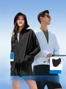 Supield Hard Core UPF600+ Cool Feeling Ice Silk Original Yarn Loose Breathable New Sun Protection Clothing Nylon Long Sleeve Hooded Jacket