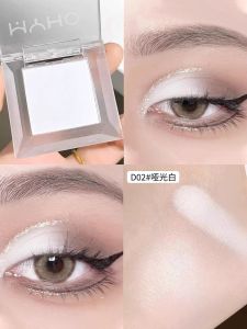 Matte Single Color Highlight Eye Shadow Pure White Natural Brightening under Eye Concealer Long Lasting Color Beauty Tool