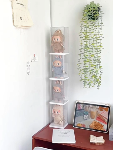 กล่องใส่โมเดล กล่องใส่ตุ๊กตาแบบใส กล่องใส่ art toy พลาสติกอย่างดี กันน้ำกันฝุ่นพร้อมฝาปิด กล่องโชว์ของสะสม