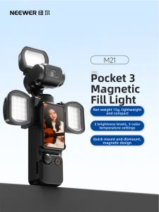 Neewer | Compact DJI Pocket Series LED Light with Magnetic Mount
