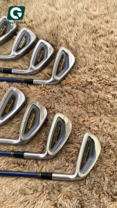 Bộ gậy golf sắt Bridgestone Dynaro 9 cây 3456789PS Flex R sáng đẹp nguyên bản nhập khẩu nhật