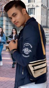 Tas Selempang Sling Bag Kecil Pria Wanita Karasha K039 CR Warna Cream