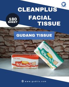 Tisu cleanplus 180 sheet 2 ply - harga per 1 pcs - tisu wajah halus