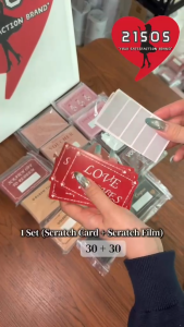30PCS Scratch Off Cards & Scratch Films 21SOS DIY Love Voucher Coupon Ticket Redeem Cards Creative Valentine Day Scratch Cards Love Coupons Gifts Cards 7 Designs Paper Coating Scratch Cards Labels CW Silver Films 刮刮卡和膜