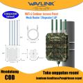 WAVLINK AX3000 Outdoor Penguat Sinyal WiFi Repeater Jarak Jauh Alat AX1800 WiFi Mesh Range Extender. 