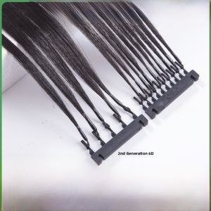 6D Invisible Hair Extension Bundles Real Human Hair Second Generation No Trace Self-Installation Hair Extensions