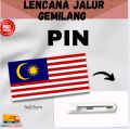 LENCANA JALUR GEMILANG MAGNET| TAG MAGNET BENDERA MALAYSIA |PELAJAR SIZE 5cm x 2.5cm| BENDERA MALAYSIA MATERIAL UV GLOSSY COATING Office Stationery. 