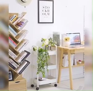 ชั้นวางหนังสือ ชั้นอเนกประสงค์ ชั้นวางหนังสือไม้ ชั้นวางของอเนกประสงค์ เข้ากับทุกมุมบ้าน ประหยัดพื้นที่ จัดเก็บได้เยอะ