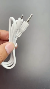 Kabel Audio 3.5mm to micro Android HP ke mic microphone Transmisi audio kabel 1m