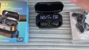 Gotrays G28 TWS Wireless Bluetooth 5.2 Headphone Stereo Sports Waterproof Earhook Earphones