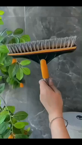 【 In Stock 】3-lN-1 Brush Magic Brush Broom Toilet Floor Cleaning Brush Scraper Brush Berus Ajaib 3 dalam 1 三合一地板缝隙清洁刷