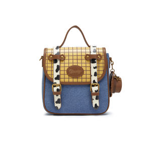 Teenmix Toy Story Collaborative Hossi Womens Large Capacity Backpack Single Shoulder Crossbody Bag Casual Simple Style 2025 New Model