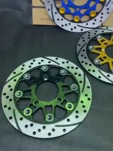 Piringan Cakram Depan Disc 8.1 Racing Parts 220mm Lubang 4 6062 N65 N22 CNC Floting CNC Disc Breake Hole 4 220mm Universal