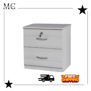 🔥【LOCAL SELLER】🔥 DELL WALNUT Bedside Table / Side Table / Drawer / Cabinet /(Free Delivery)