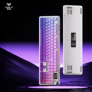 AULA F108pro | Bàn Phím Cơ Không Dây 3 Chế Độ RGB Gradient Có Thể Thay Thế và Cuộn Bên Dành Cho Game và Văn Phòng