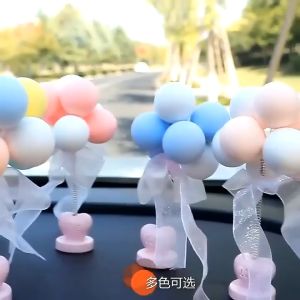 Pajangan Dashboard Mobil Balon - Hiasan Unik untuk Interior Mobil Anda