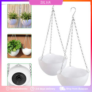 2PCS Plastic Hanging Basket Flowerpot Flower Pot Gardening Flower Pot Indoor and Outdoor Decorative Plant