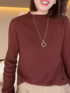 QINGNAER | Vintage Simple Loose Long Sleeve Base Shirt
