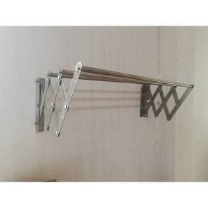 สแตนเลสท่อใหญ่ 2.8 cm. ยาว 150 cm. แถมฟรี! ห่วงแขวน 10 ชิ้น ราวตากผ้า ราวตากผ้าพับได้ ราวตากผ้าติดผนัง ราวตากผ้าสแตนเลส ราวตากผ้าคอนโด