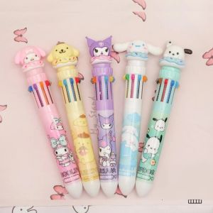 Pulpen 10 warna murah ballpoint 10 colors pulpen viral pulpen korea pulpen Viral