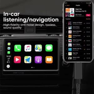 Usb Type C To 3.5mm Aux Audio Cable Headset Speaker Headphone Jack Adapter Car Aux for Samsung S20 Plus Note 20 S21 Ultra Tab S7