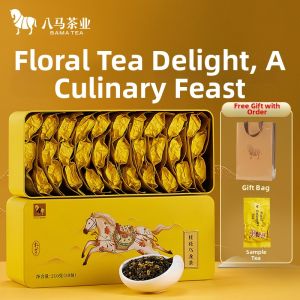 BAMA TEA | Osmanthus Scented Fragrant Oolong Tea Leaves