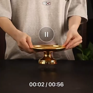 8 inch ALTAR PRAYING FRUITS PLATE ALLOY