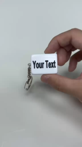 Engraving - Personalize Tile Keychain