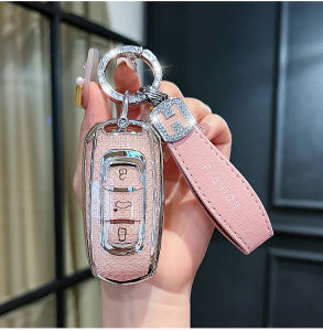 Diamond & Crystal TPU Car Smart Remote Key Case Cover Shell Fob Holder Keychain Protector For Proton X50 X90 S70 V70 L3 L5 X70 WIRA SAGA For Geely Okavango Atlas GX3Pro Coolray SE