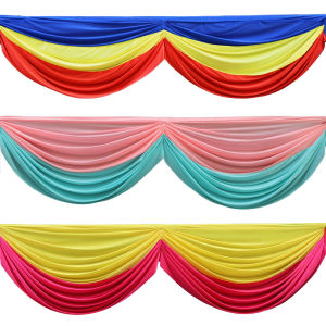 Wedding Background Stage Decorative Mantle Curtain