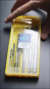 Mata Bor Multifungsi 7 PCS Baja Asli Ulir Drat Drill Tap Set Hex Twist Spiral Tapper