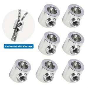 5PCS Cable Clamps for Hanging Featuring Double Holes and Adjustable Screws Available