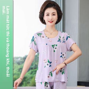 Yihong | Áo Thun Cotton Lụa Làm Mát Nhanh Đeo Ngoài Mùa Hè