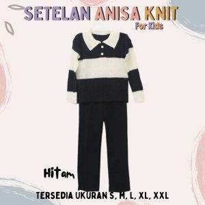 setelan anak perempuan 10 12 tahun anisa knit / atasan anak perempuan 6 12 tahun terbaru