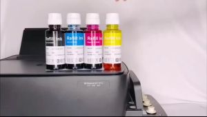 GT51/GT52 70ml Refill Dye Ink Compatible with Premium Inkjet Printers Stickers for Label Printing Photo Paper Card