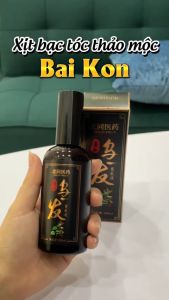 (Chính Hãng) Tinh chất thảo dược đen tóc Bai Kon - Tinh chất thảo thược Bai Kon cải thiện tóc bạc