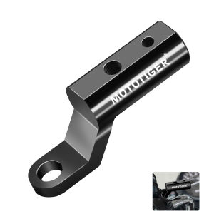 ขายึดขยาย kaca spion Motor 1ชิ้นอะแดปเตอร์อเนกประสงค์คุณภาพสูงส่วนขยายตัวยึดอุปกรณ์เสริมจักรยานมอเตอร์ไซค์