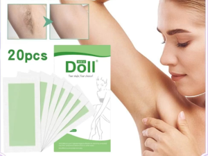 20pcs/set Hair Removal Wax Paper Large Double Sided Tape Hair Removal Body Professional Hair Removal Disposable Beauty Care Premium Hair Removal Paper Professional Epilator Painless Hair Removal Tool Double Sided Tape 2pcs per Strip
